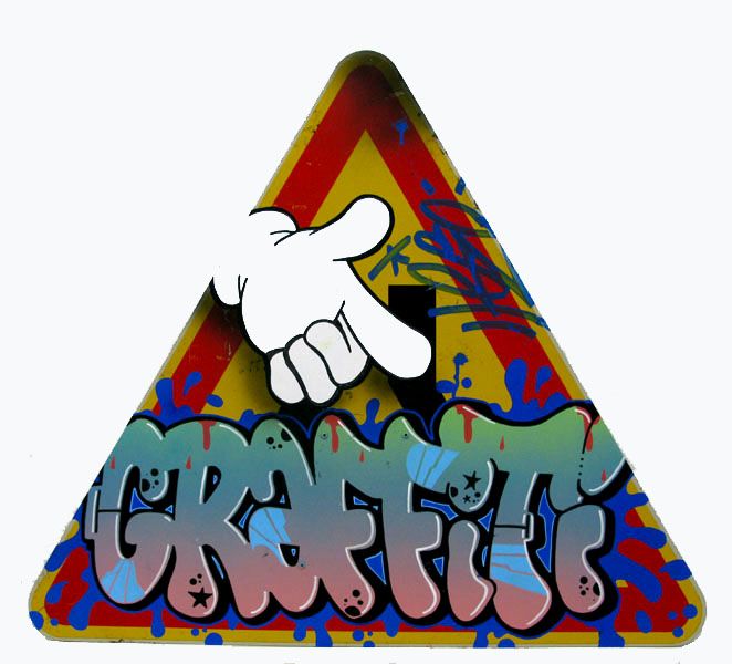 Tableau de KENY a pour titre Paris Barbes style graffiti, street art dim : KENYprix:400