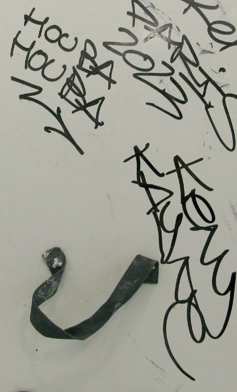 Tableau de KENY a pour titre Houba houba style graffiti, street art dim : KENYprix:400