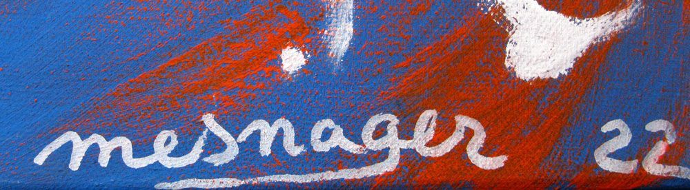 Tableau de JEROME MESNAGER a pour titre TOILE 200 style figuratif dim : JEROME MESNAGERprix:550