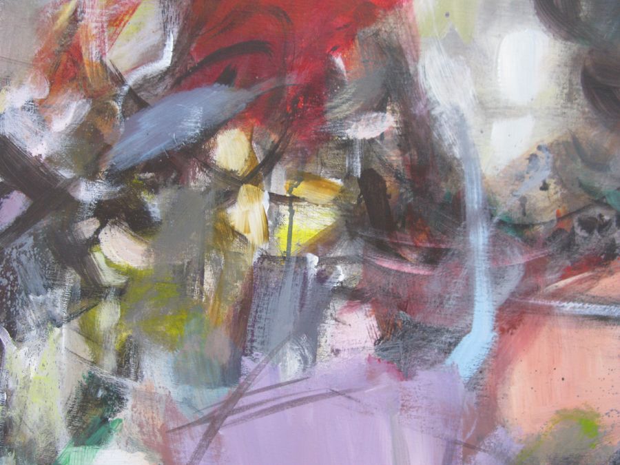 Tableau de IVAN TZONEV a pour titre PASSAGE 2 style abstrait dim : IVAN TZONEVprix:1500