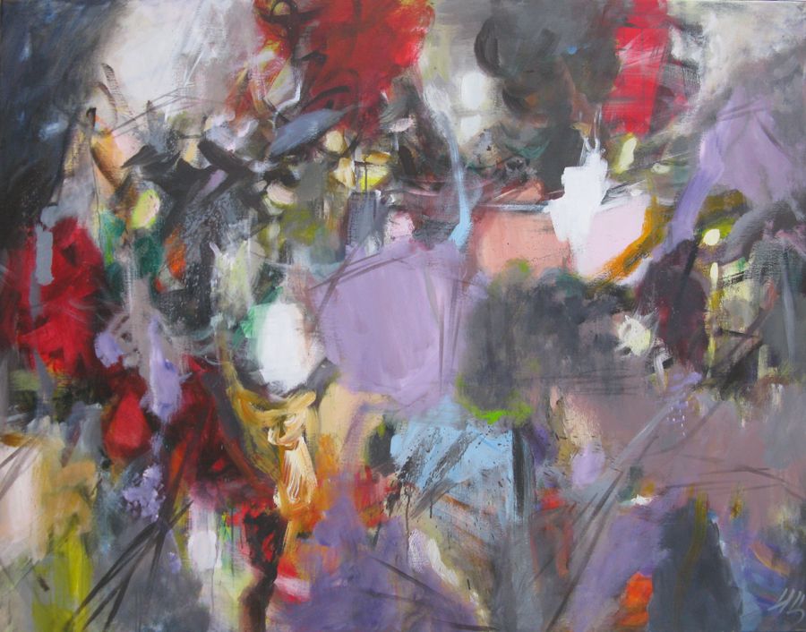 Tableau de IVAN TZONEV a pour titre PASSAGE 2 style abstrait dim : IVAN TZONEVprix:1500