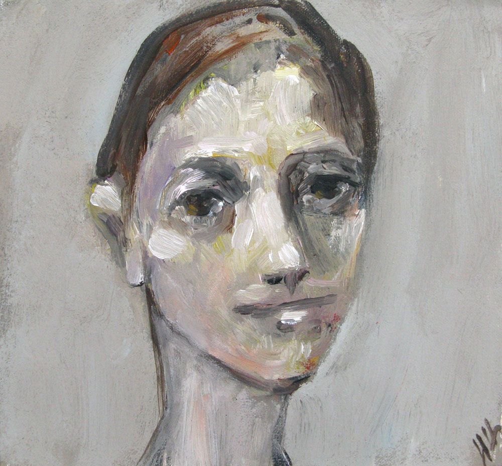Tableau de IVAN TZONEV a pour titre PORTRAIT 1 style figuratif dim : IVAN TZONEVprix:160