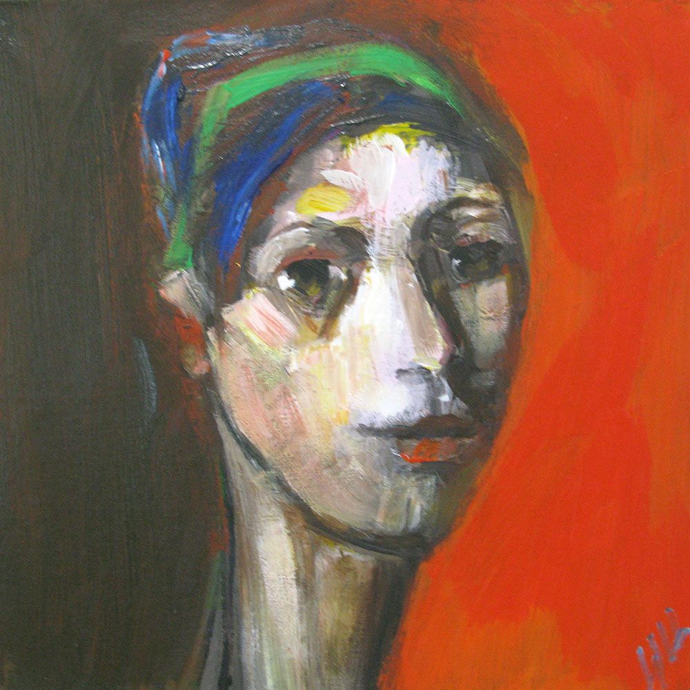 Tableau de IVAN TZONEV a pour titre PORTRAIT 4 style figuratif dim : IVAN TZONEVprix: