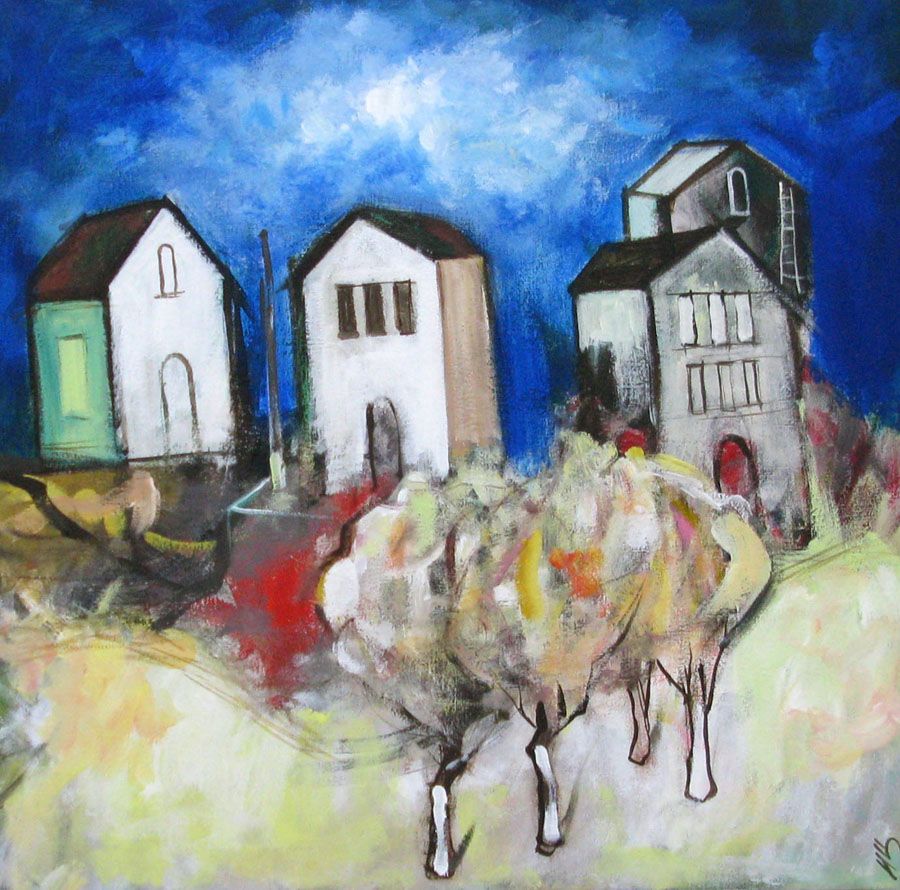 Tableau de IVAN TZONEV a pour titre VELTCHEVTSI-M style figuratif dim : IVAN TZONEVprix: