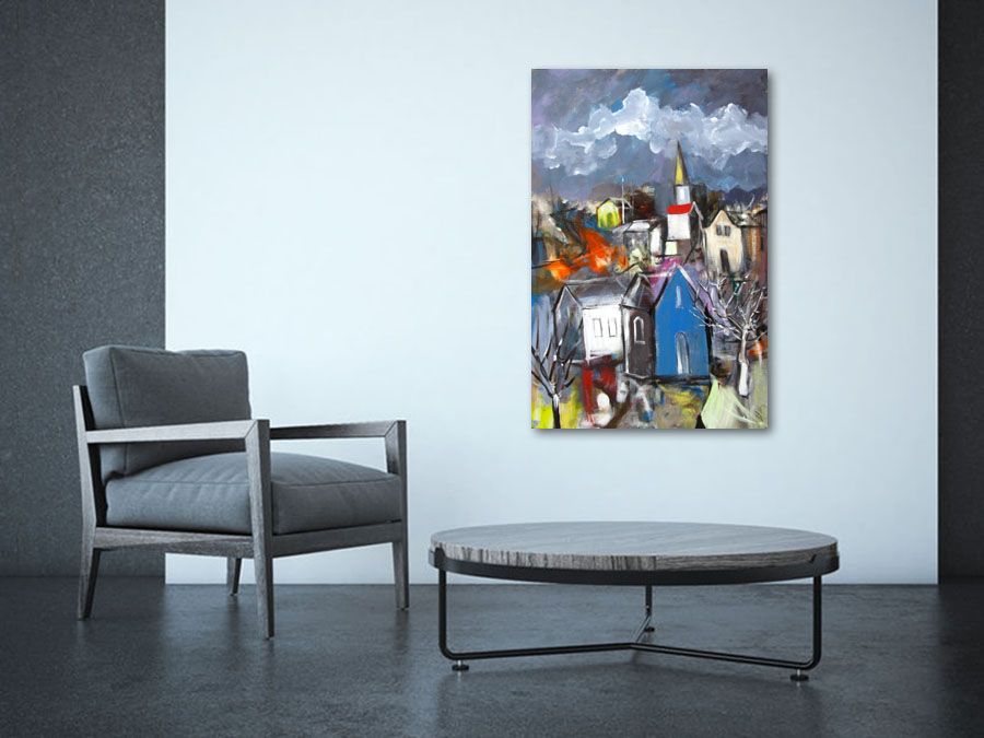 Tableau de IVAN TZONEV a pour titre SELO-N style no dim : IVAN TZONEVprix: