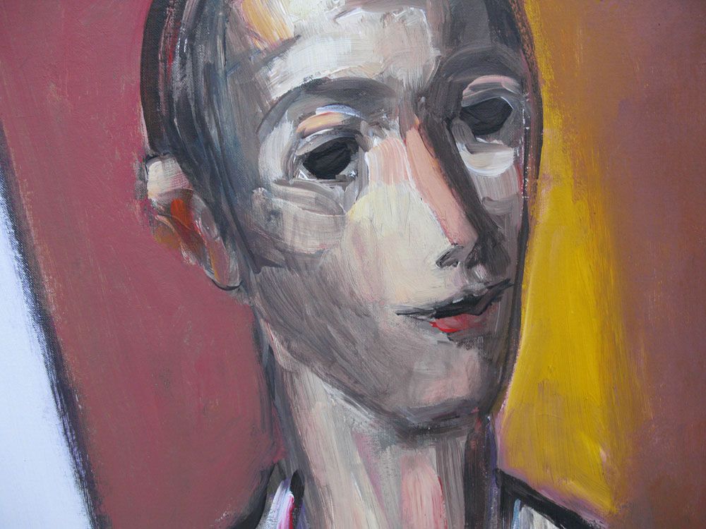 Tableau de IVAN TZONEV a pour titre PORTRAIT - N style figuratif dim : IVAN TZONEVprix:500