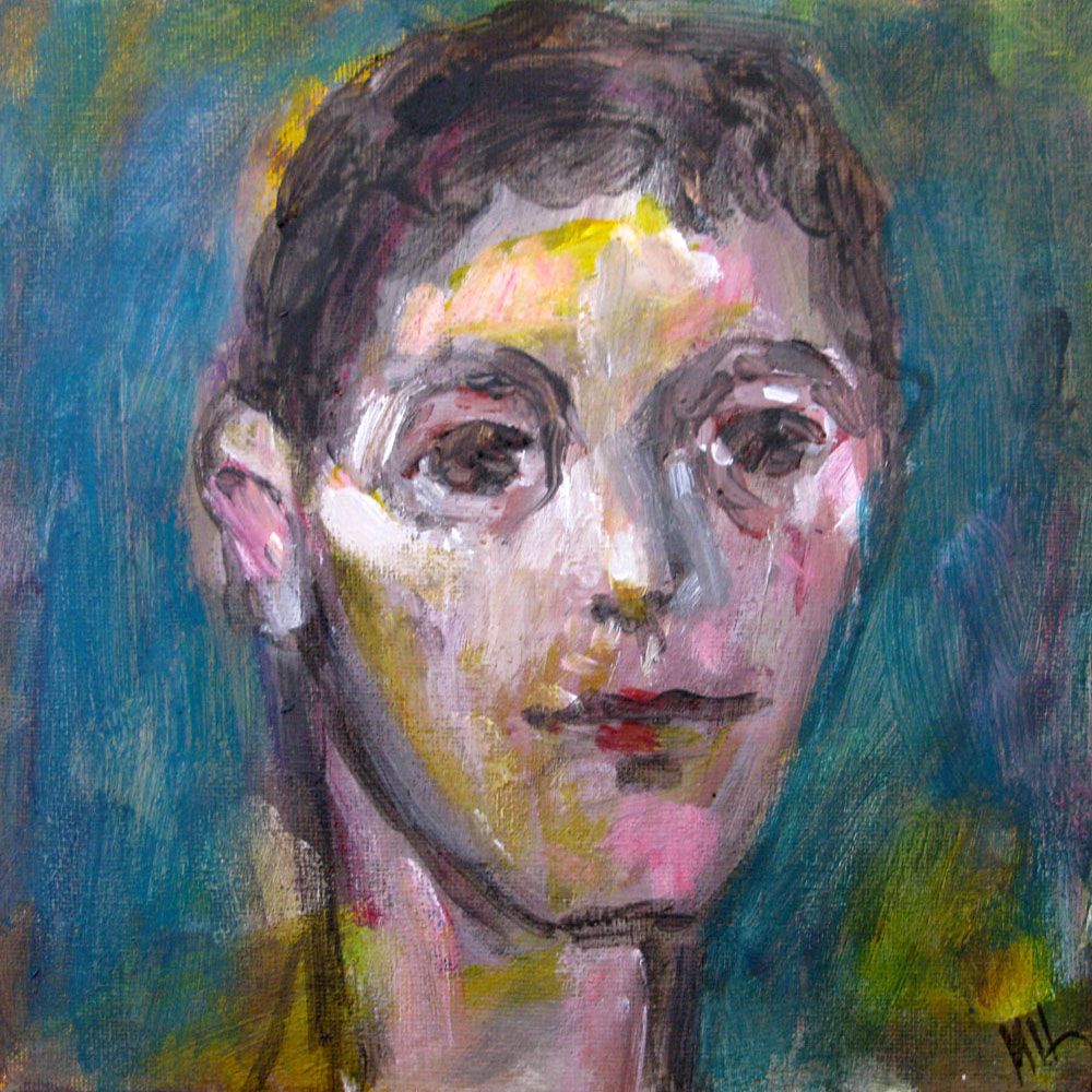 Tableau de IVAN TZONEV a pour titre TETE-C style figuratif dim : IVAN TZONEVprix: