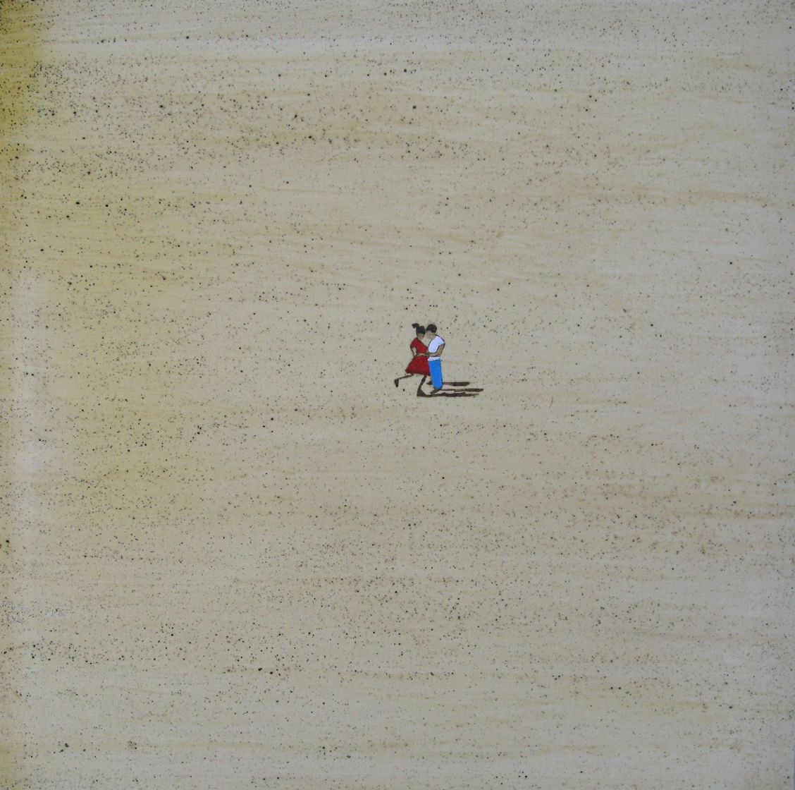Tableau de MARCOS ZRIHEN NOWOTNY a pour titre I love being closed to you - Barcelona 2024 style figuratif dim : MARCOS ZRIHEN NOWOTNYprix:300