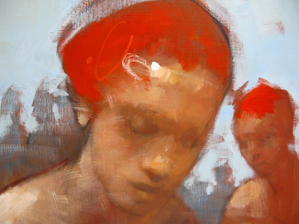 Editions d'art de MASSEBEUF Olivier a pour titre Il sogno style figuratif dim : MASSEBEUF Olivierprix:70