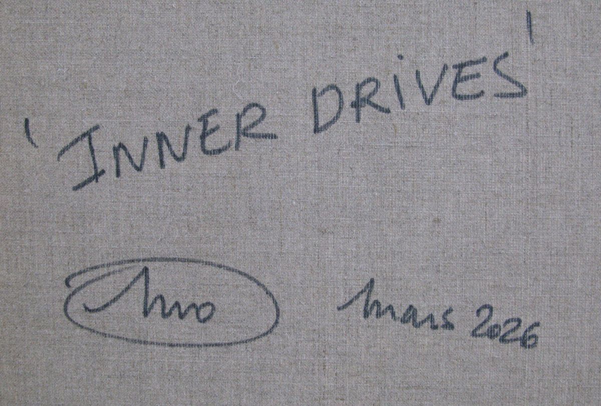 Tableau de MASSEBEUF Olivier a pour titre INNER DRIVES style figuratif dim : MASSEBEUF Olivierprix:1200