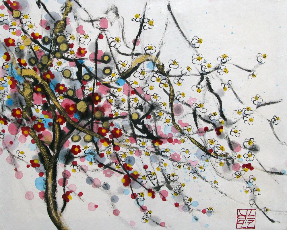 Tableau de JEONG MIN LEE a pour titre SOUFFLE DE VENT style figuratif dim : JEONG MIN LEEprix:500