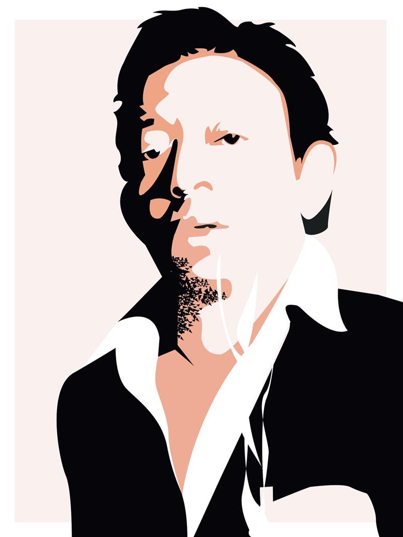 Editions d'art de JMC a pour titre SERGE style figuratif, graphique dim : JMCprix:50