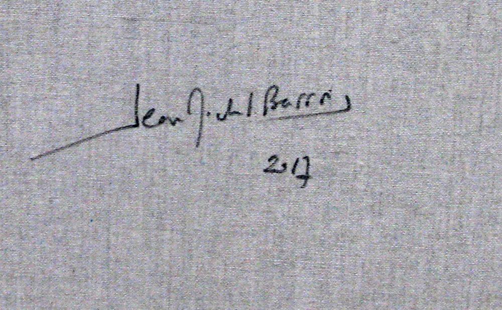Tableau de JM BARROIS a pour titre SONGE 09-06 style abstrait dim : JM BARROISprix: