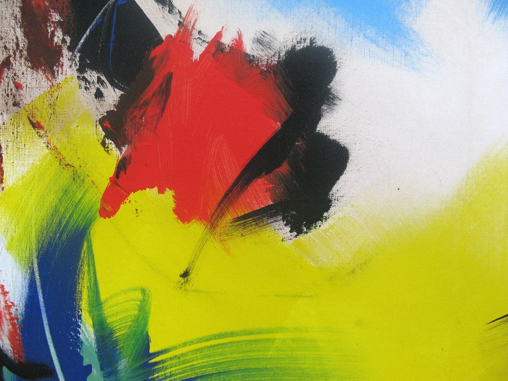 Tableau de JM BARROIS a pour titre SONGE 09-08 style abstrait dim : JM BARROISprix:800