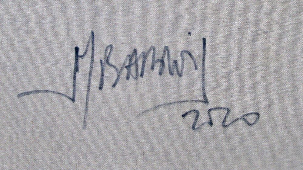 Tableau de JM BARROIS a pour titre SONGE 10-01 style abstrait dim : JM BARROISprix:1800
