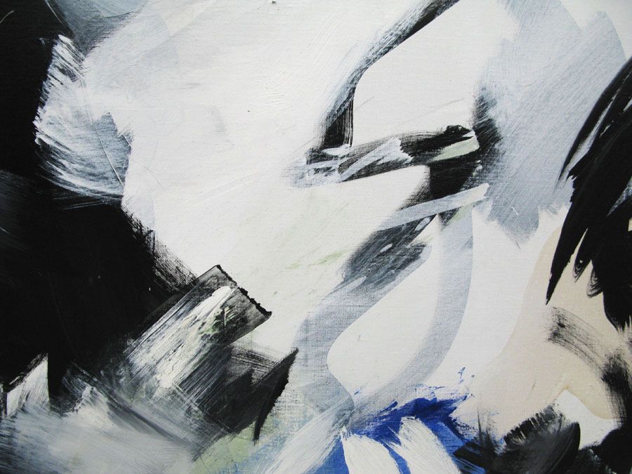 Tableau de JM BARROIS a pour titre LA PIU BELLE style abstrait dim : JM BARROISprix:950