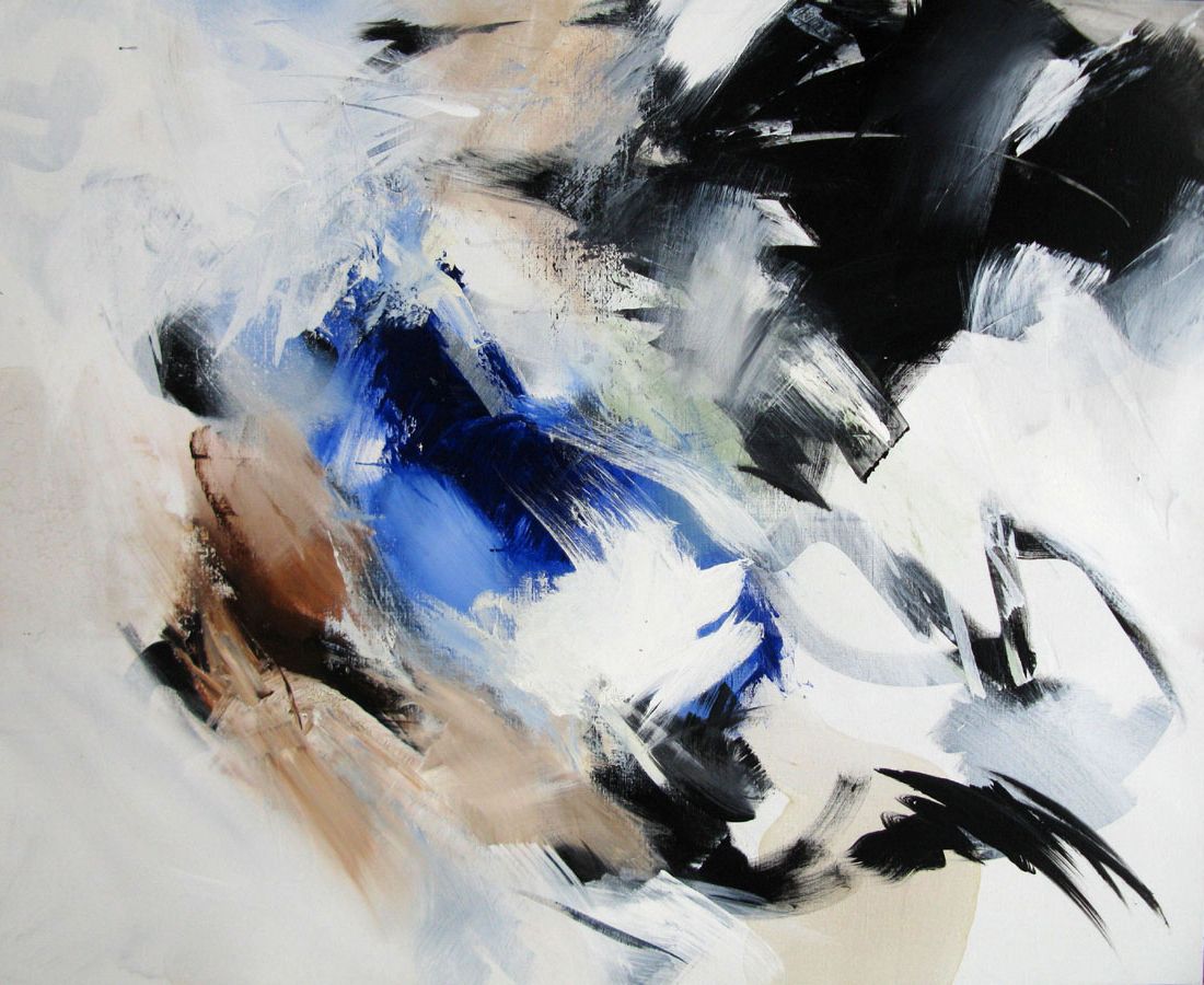 Tableau de JM BARROIS a pour titre LA PIU BELLE style abstrait dim : JM BARROISprix:950
