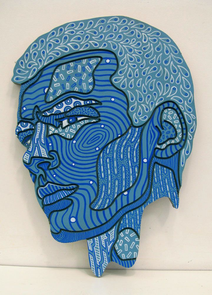 Sculpture de JACK JACQUOT a pour titre Nuance 16 style street pop art dim : JACK JACQUOTprix:500