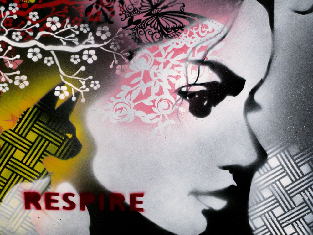 Tableau de KARO TRASS a pour titre Joséphine inspire style street pop art, street art dim : KARO TRASSprix:170