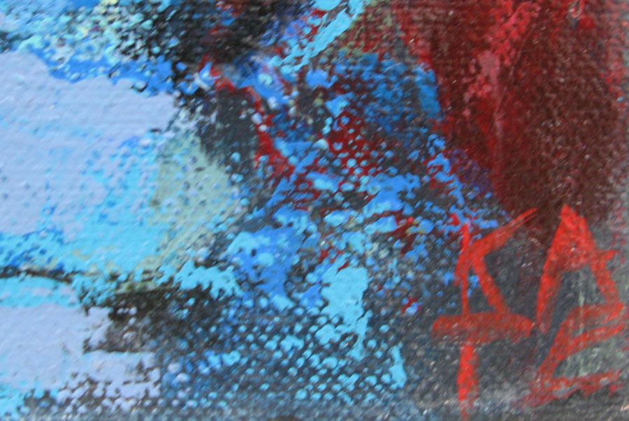 Tableau de KATE BAILEY a pour titre METRO PARISIEN style figuratif dim : KATE BAILEYprix: