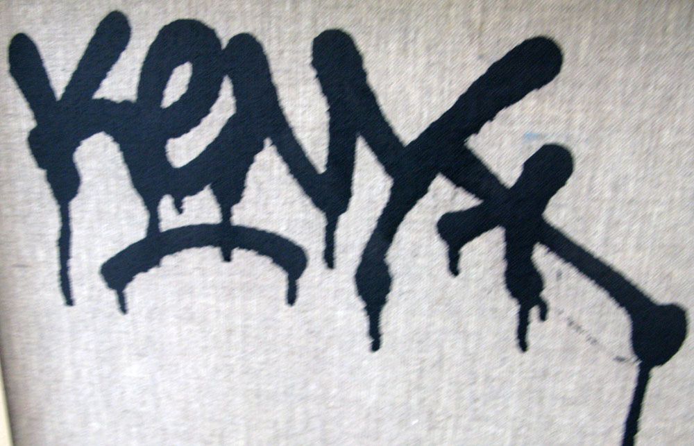 Tableau de KENY a pour titre COLORAMAX 7 style graffiti, street art dim : KENYprix:450