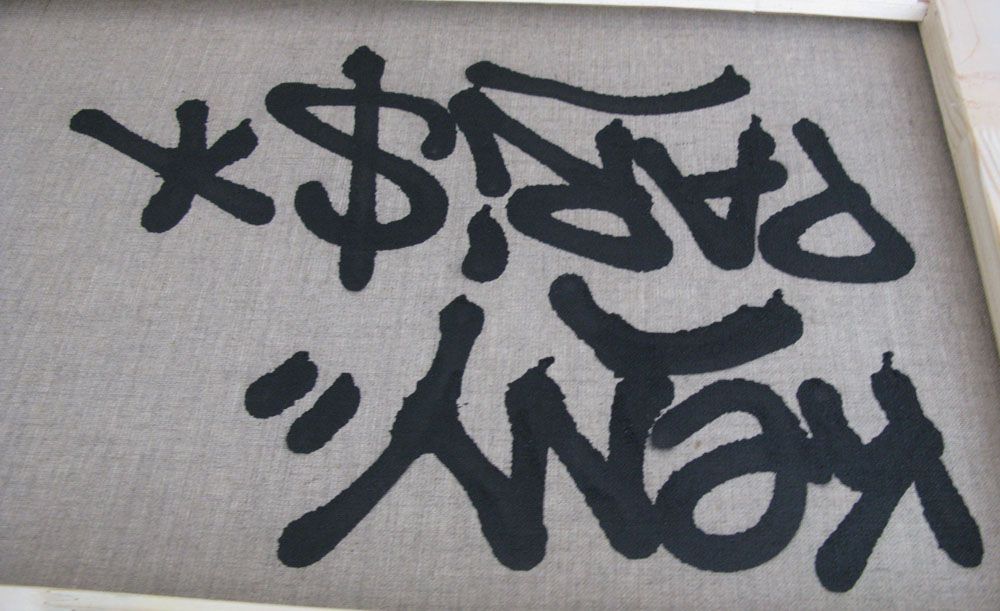 Tableau de KENY a pour titre GRAFFITI VANDALE style graffiti, street art dim : KENYprix:900