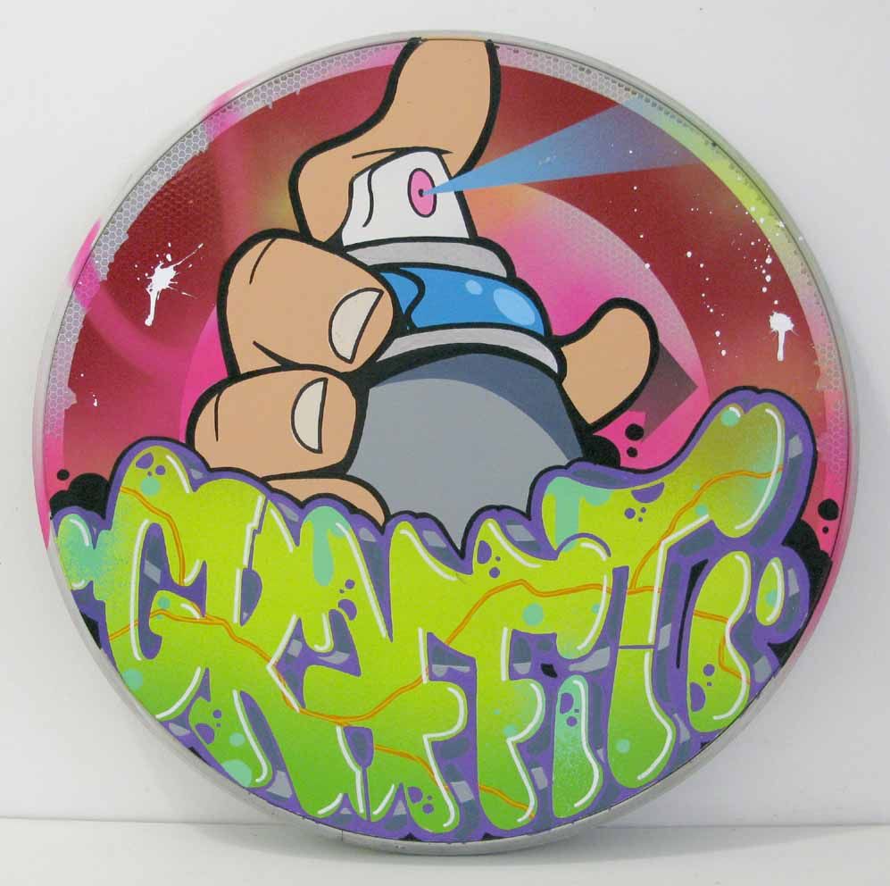 Tableau de KENY a pour titre Graffiti art style graffiti, street art dim : KENYprix:400