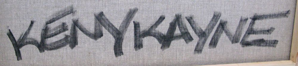 Tableau de KENY a pour titre Marbre style graffiti, street art dim : KENYprix:1000