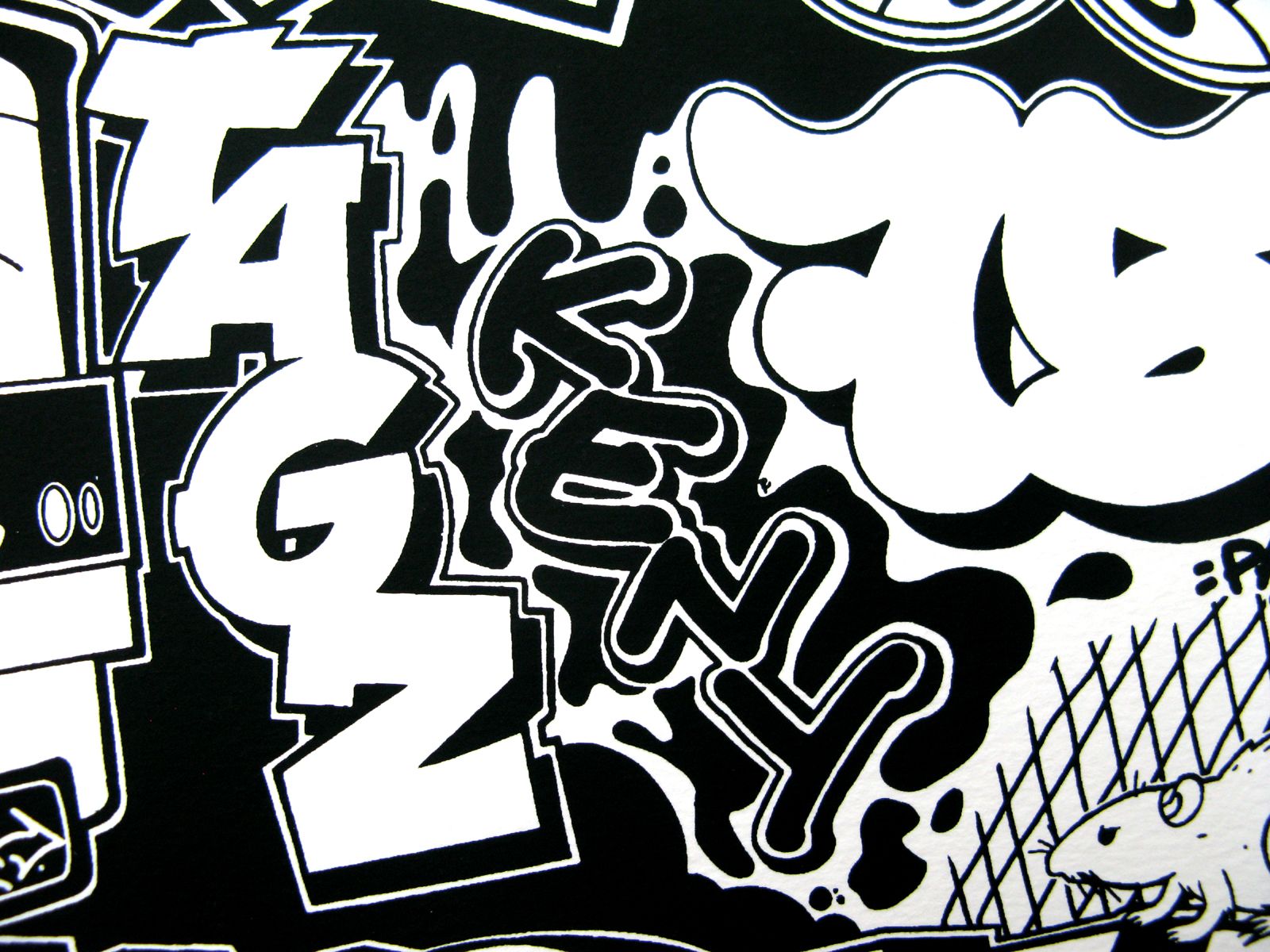 Editions d'art de KENY a pour titre PARIS CITY - BLACK style street pop art dim : KENYprix:70