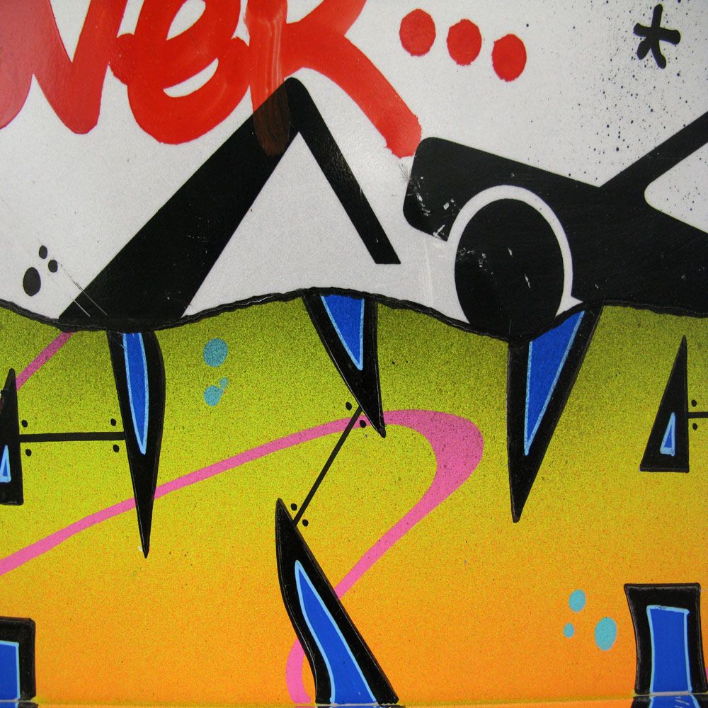 Tableau de KENY a pour titre Panneau panam style graffiti, street art dim : KENYprix:400