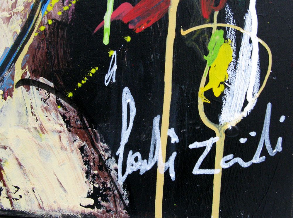 Tableau de LARBI ZAIDI a pour titre SANS TITRE 3 style street art dim : LARBI ZAIDIprix: