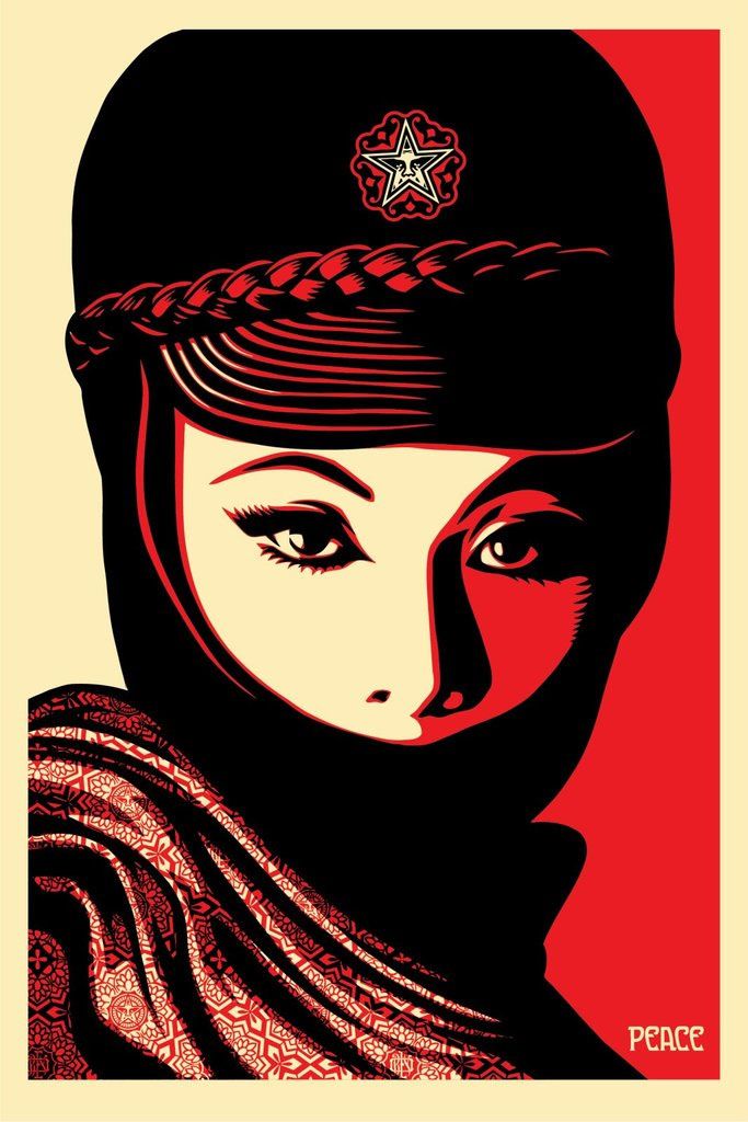 Editions d'art de OBEY : SHEPARD FAIREY a pour titre MUJER FATALE style street pop art, graphique dim : OBEY : SHEPARD FAIREY prix:190