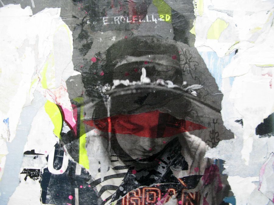 Tableau de LN LE PAPE a pour titre LA MARIEE style graphique dim : LN LE PAPEprix: