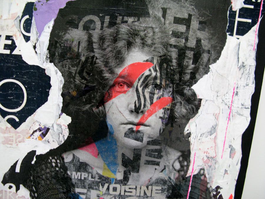 Tableau de LN LE PAPE a pour titre FAN DE KISS style graphique dim : LN LE PAPEprix: