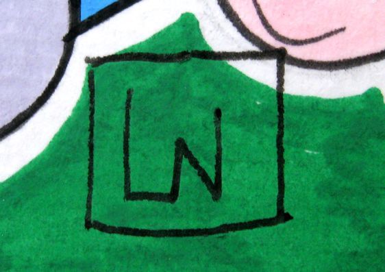 Dessin de LN LE PAPE a pour titre NO SILENCE style graphique dim : LN LE PAPEprix:80