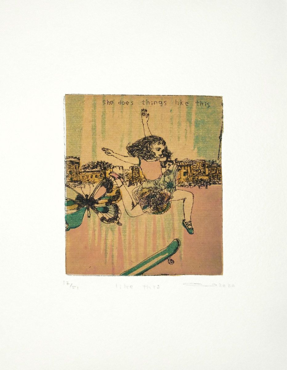 Editions d'art de ATSUKO ISHII a pour titre Like This style figuratif dim : ATSUKO ISHIIprix:40