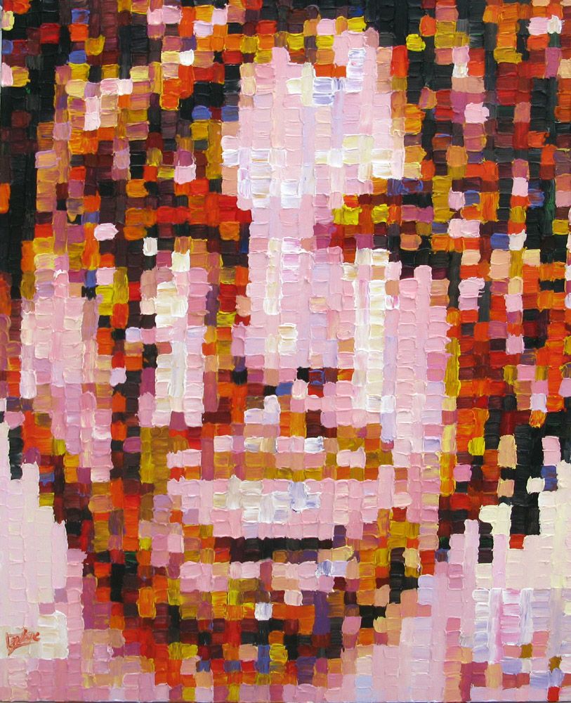 Tableau de NICOLAS JESBAC a pour titre LOCKS style figuratif, graphique dim : NICOLAS JESBACprix:1000