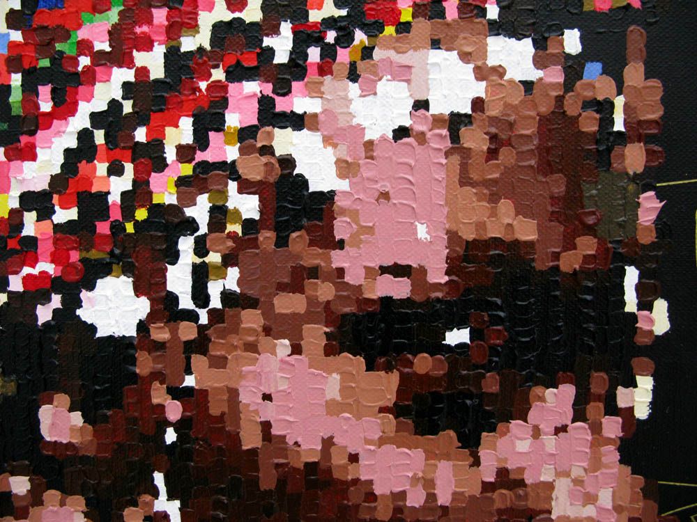 Tableau de NICOLAS JESBAC a pour titre MASSAI style figuratif, graphique dim : NICOLAS JESBACprix:950