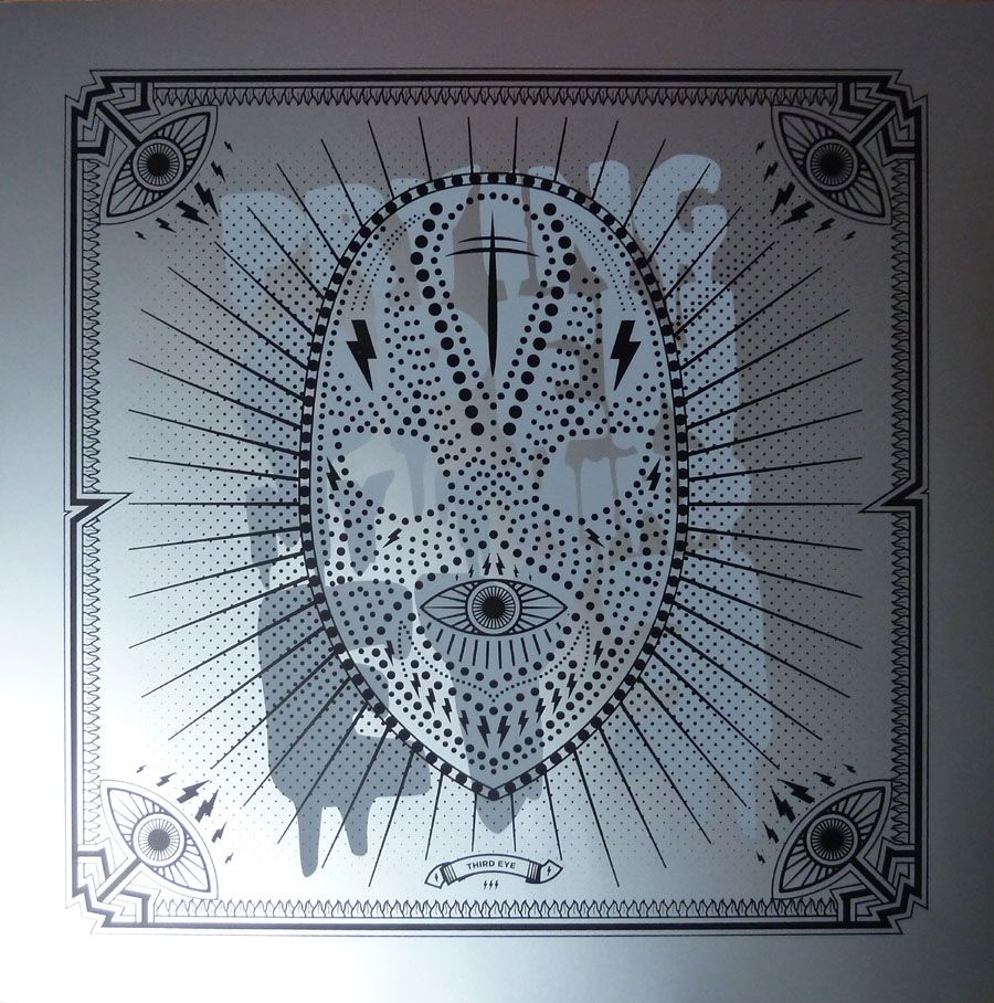 Editions d'art de JIBE a pour titre THIRD EYE style graphique dim : JIBEprix: