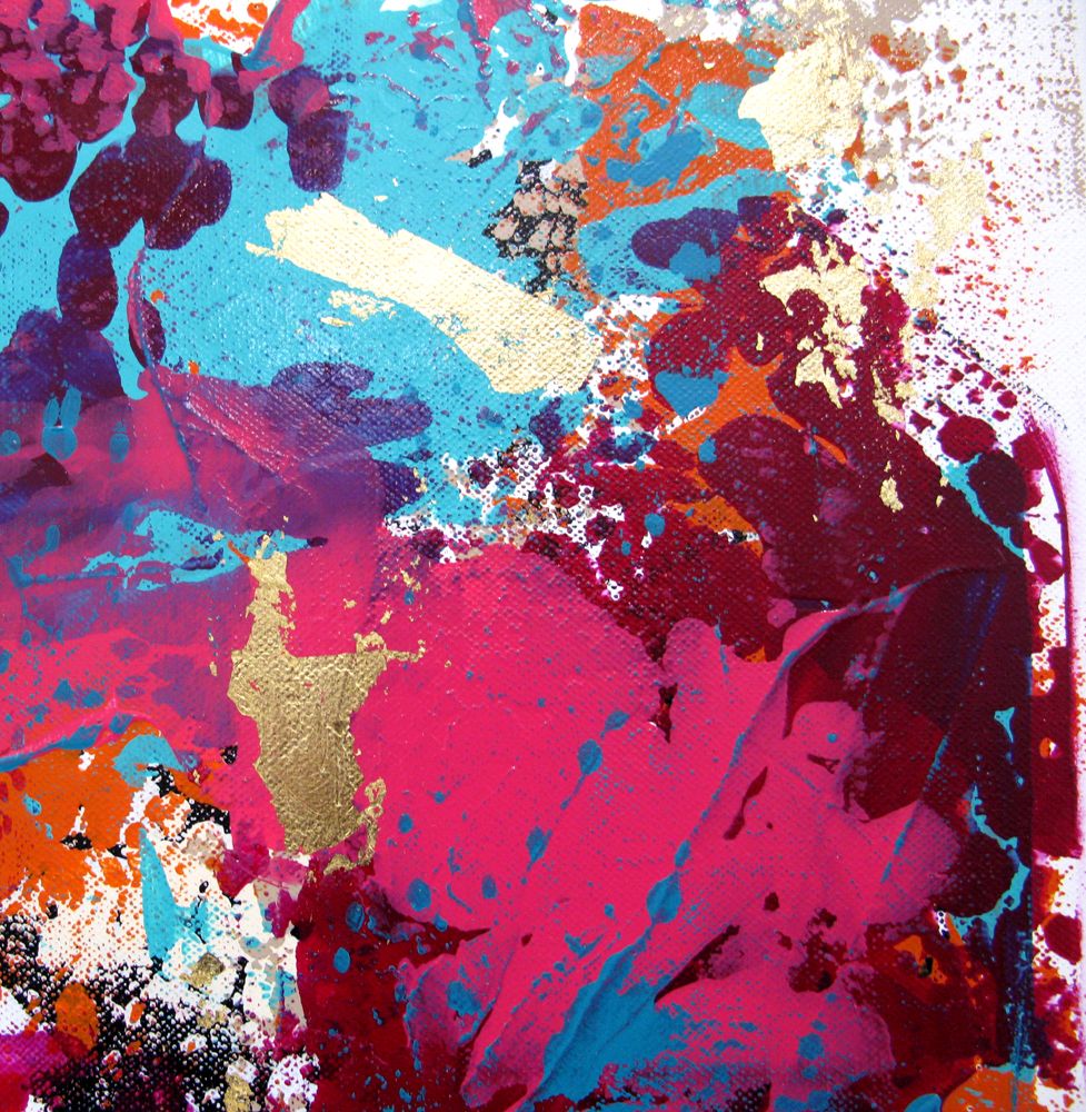 Tableau de CELINE WEBER a pour titre MURMURES INCANDESCENTS 1 style abstrait dim : CELINE WEBERprix:320
