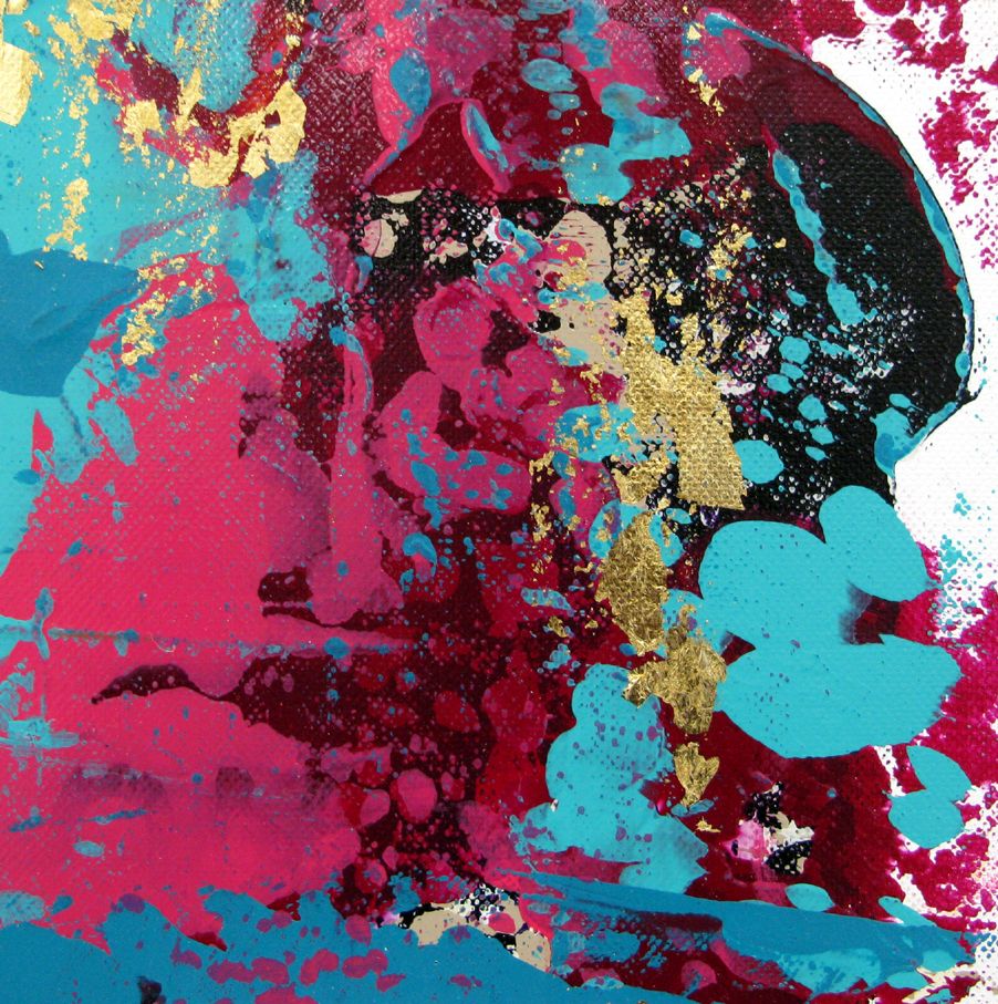 Tableau de CELINE WEBER a pour titre MURMURES INCANDESCENTS 3 style abstrait dim : CELINE WEBERprix:290
