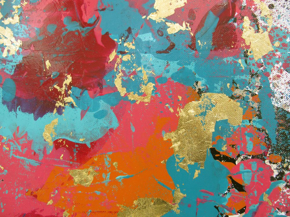 Tableau de CELINE WEBER a pour titre MURMURES INCONDESCENTS 4 style abstrait dim : CELINE WEBERprix:290