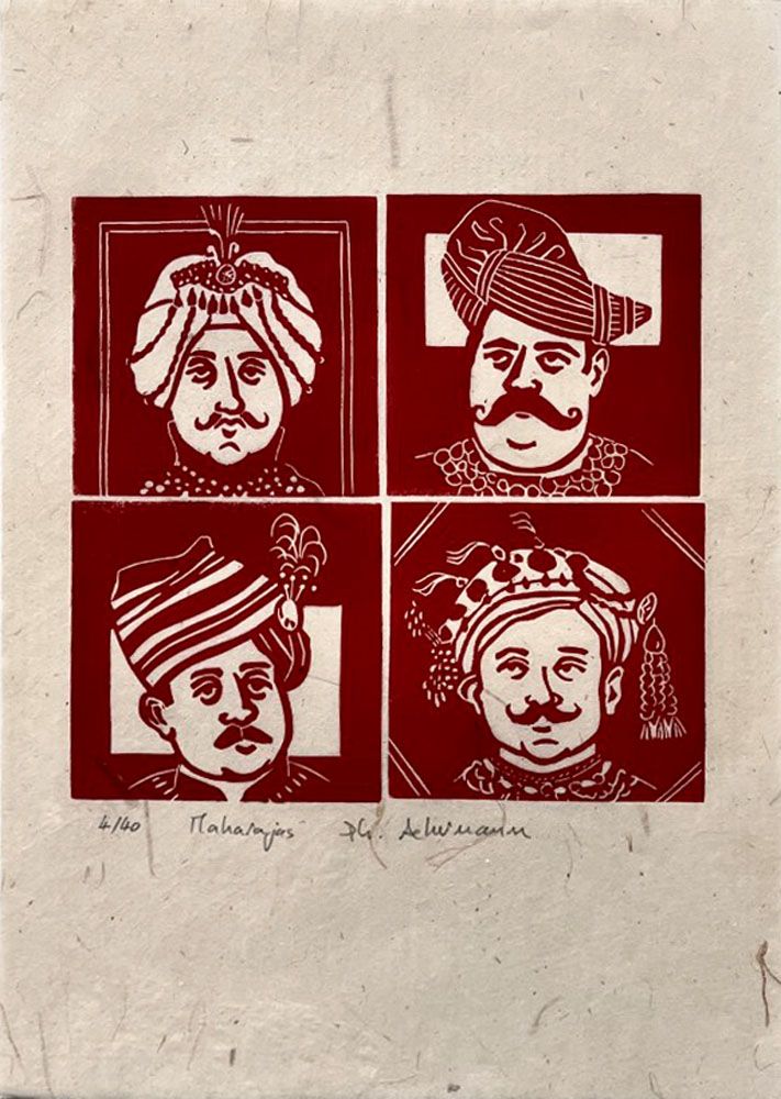 Editions d'art de PHILIPPE ACHERMANN a pour titre Maharajas style no dim : PHILIPPE ACHERMANNprix:60