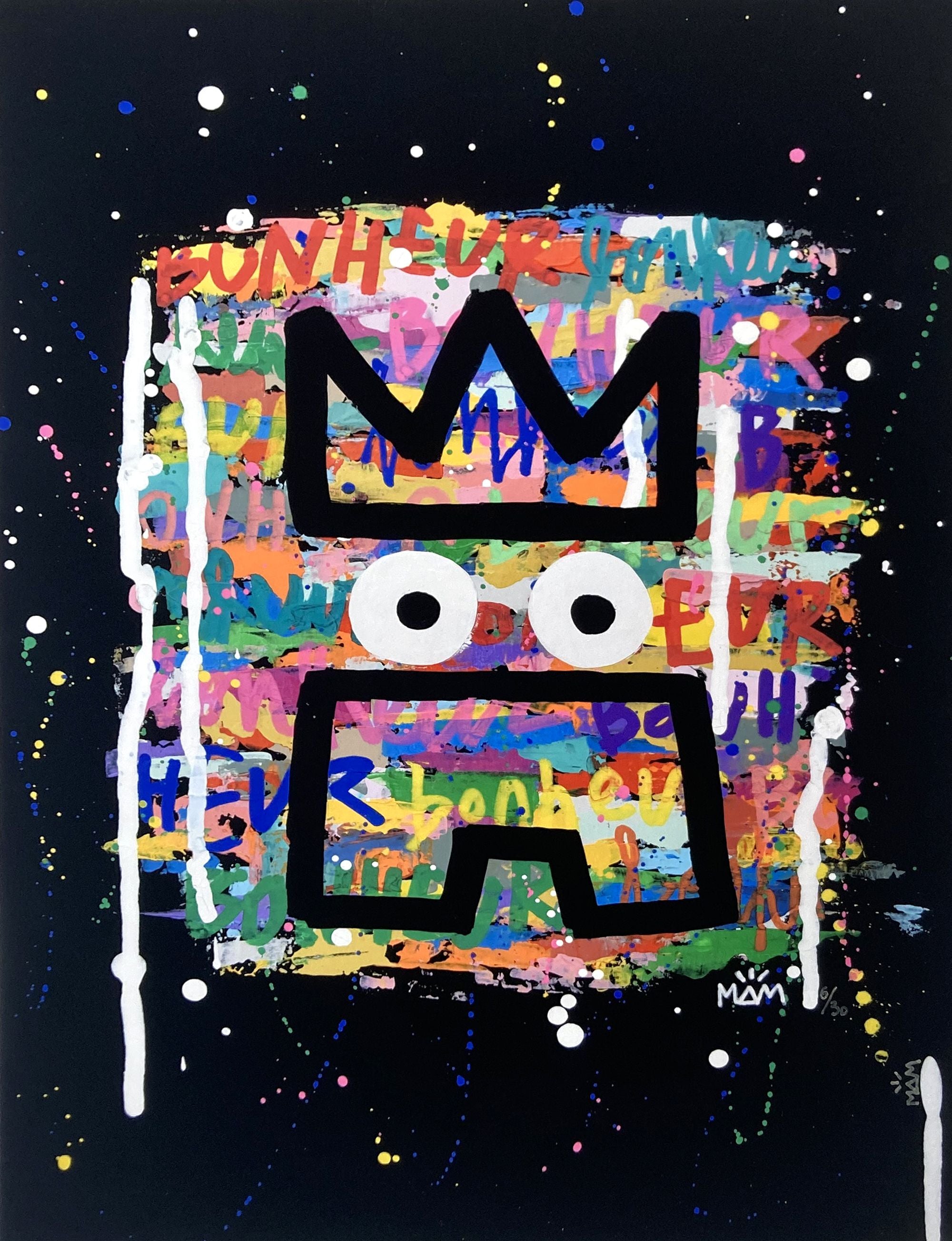 Editions d'art de MAM a pour titre MAM POTE BONHEUR style graphique dim : MAMprix:70