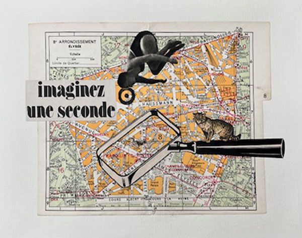 Dessin de MARIE COUDERT a pour titre Paris 8 : imaginez une seconde style figuratif dim : MARIE COUDERTprix:90