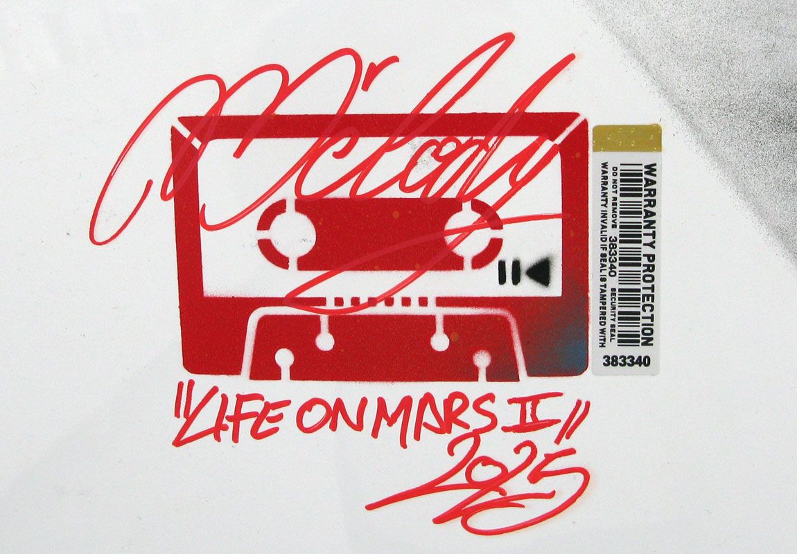 Tableau de MR MELODY a pour titre Pièce unique STREET ART: LIFE ON MARS II style street pop art, street art dim : MR MELODYprix:400
