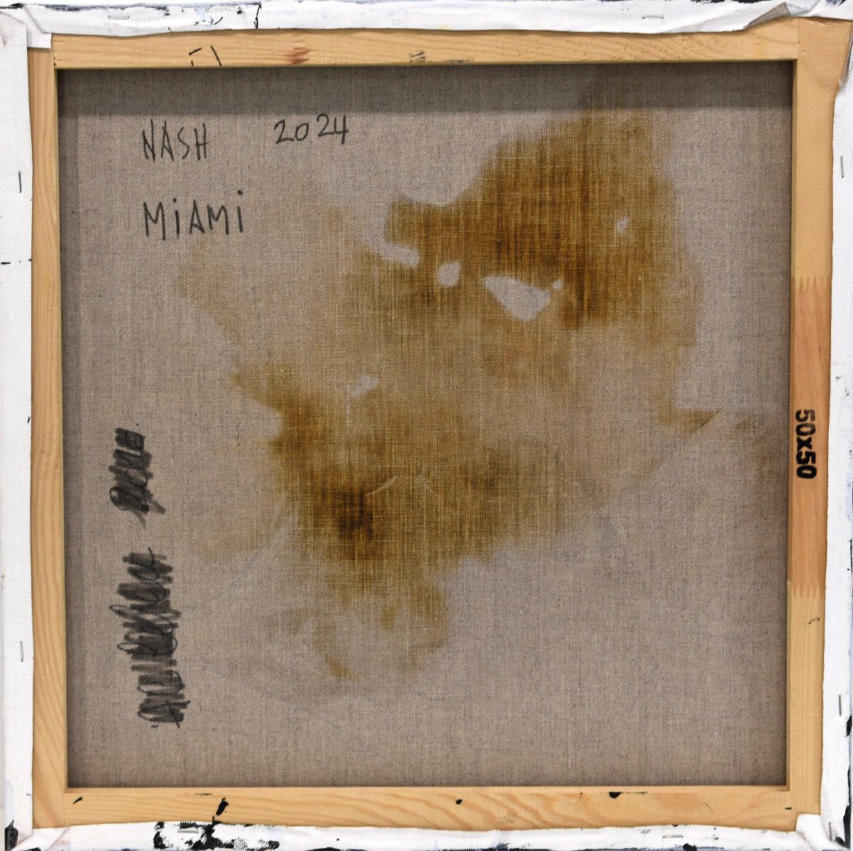 Tableau de NASH a pour titre Miami style abstrait dim : NASHprix:300