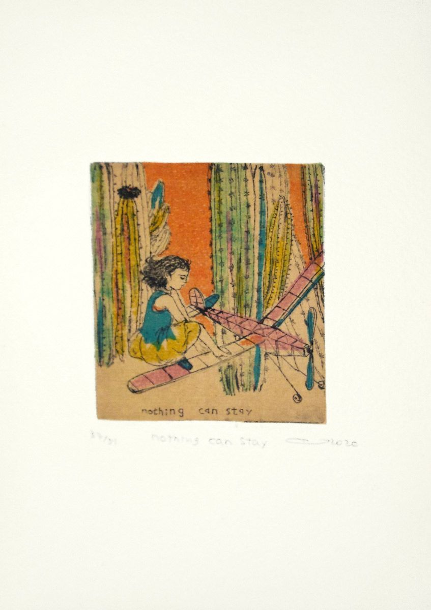 Editions d'art de ATSUKO ISHII a pour titre Nothing can stay style figuratif dim : ATSUKO ISHIIprix:60