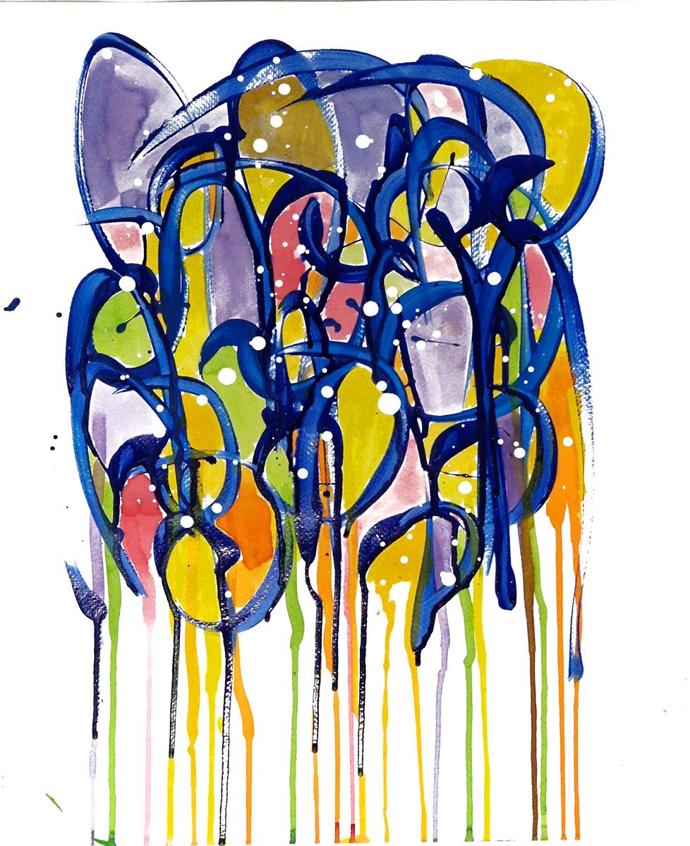 Dessin de STEPHANE RIME a pour titre Noname C189 style abstrait dim : STEPHANE RIMEprix:100