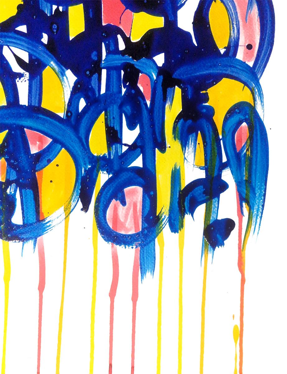 Dessin de STEPHANE RIME a pour titre Noname D126 style abstrait dim : STEPHANE RIMEprix:140
